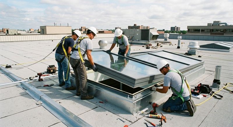 Commercial Skylight Renovation in Kent, WA