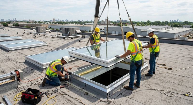Commercial Skylight Renovation in Beaumont, TX