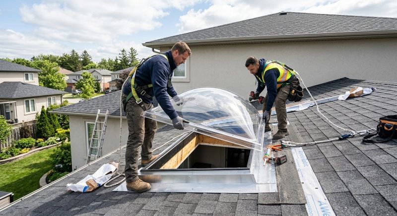 Dome Skylight Installation in Tacoma, WA